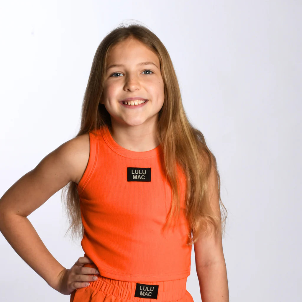 Kids LULU MAC Tank, Orange