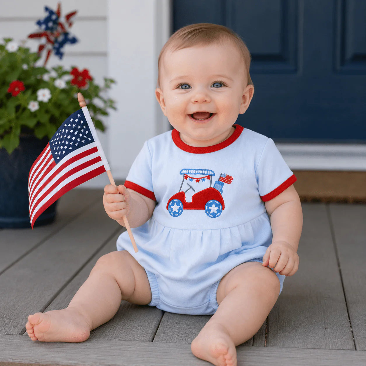 Patriotic Putts Boy Bubble