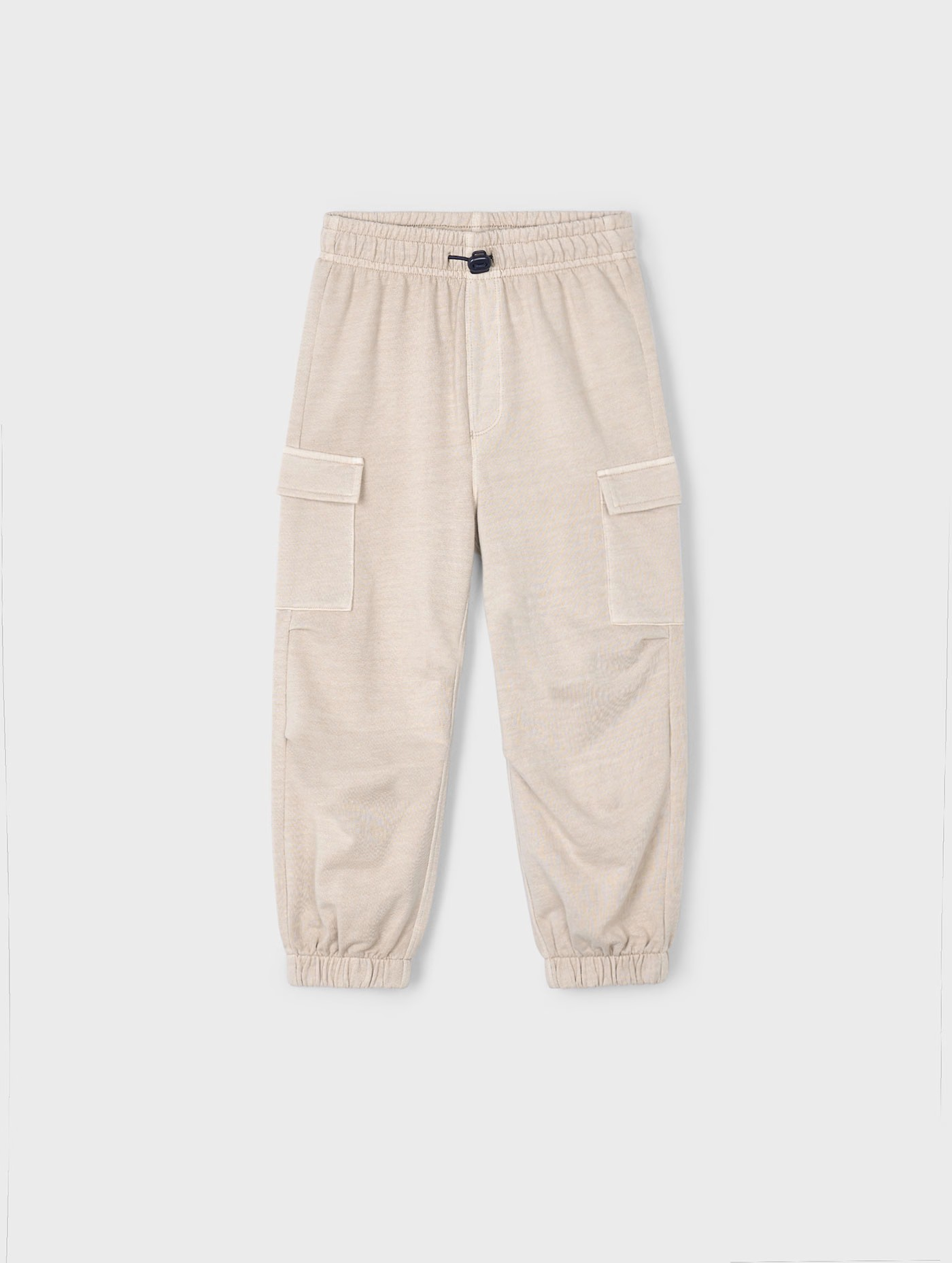 Boys Knit Cargo Jogger, Sand