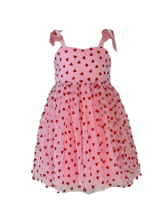 Pink Hearts Tank Dress