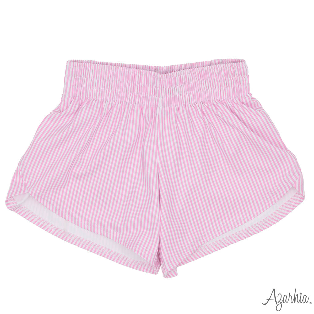 Striped Steph Short, Pink