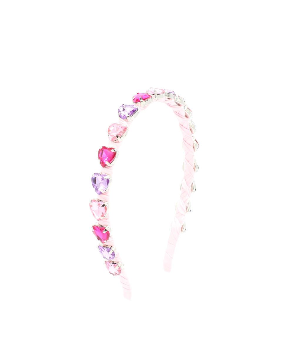 Thin Heart Jeweled Headband (3 colors)