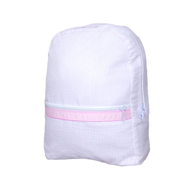 Mint Medium Seersucker Backpack