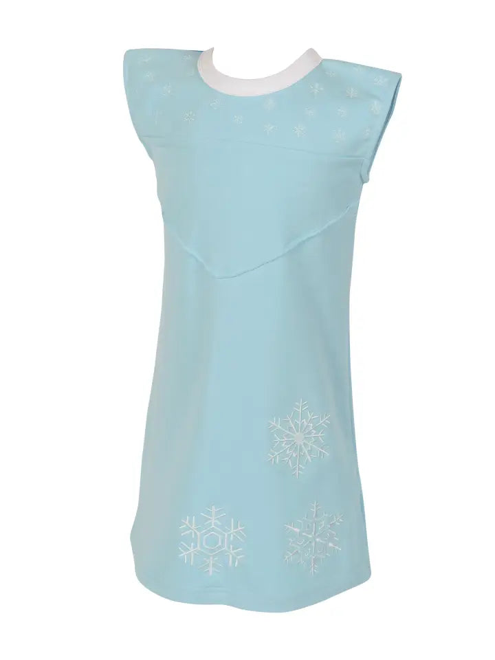 princess snowflake dress Sparkling Winter Wonderland Costume for Girls, Snowflake Princess Dress and Crown, Blue Gown for Kids, Holiday Costume, Princess Party Dress