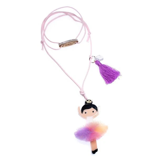 Ballerina Acrylic Necklace (2 colors)