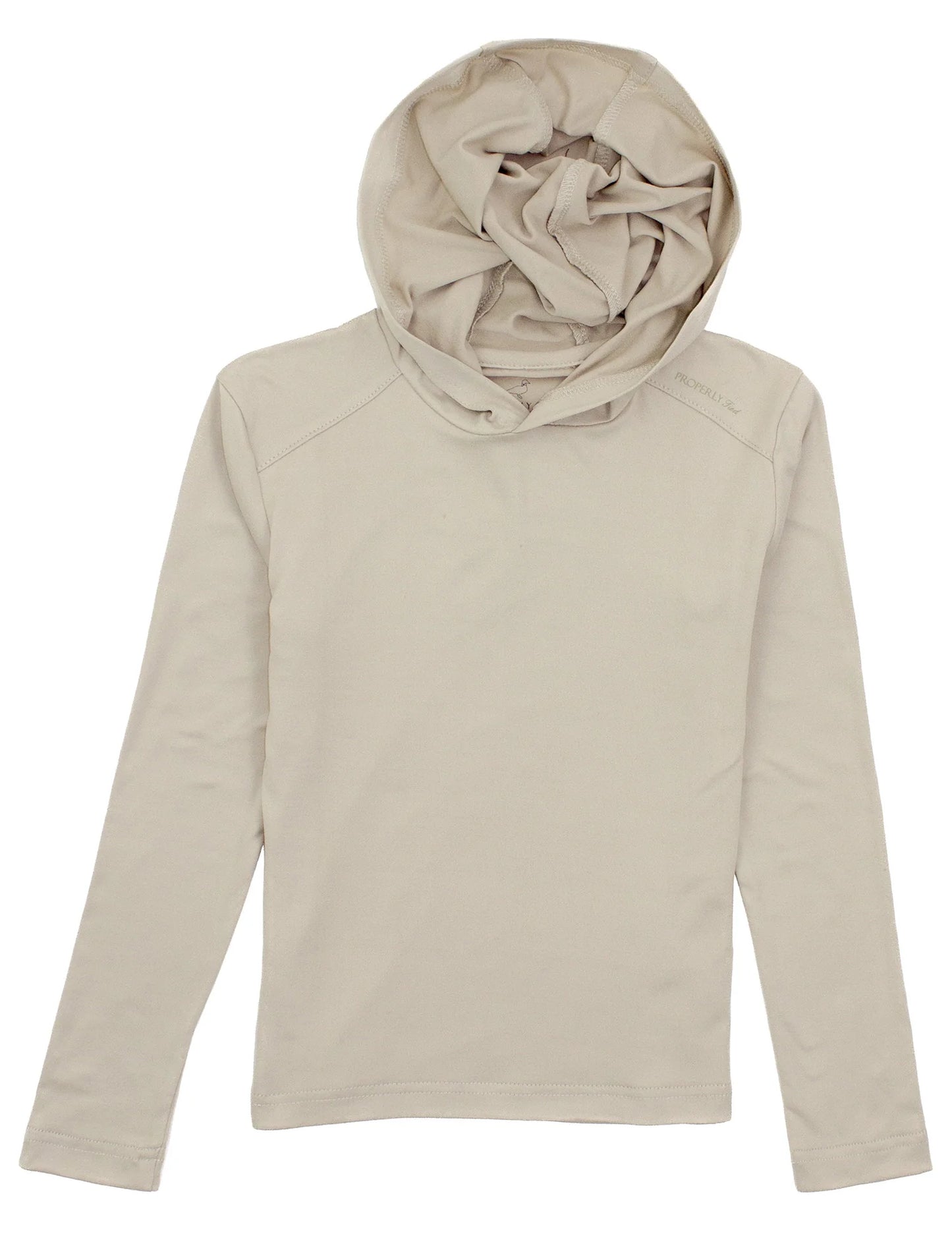 Boys LS Ravine Hoodie, Dove