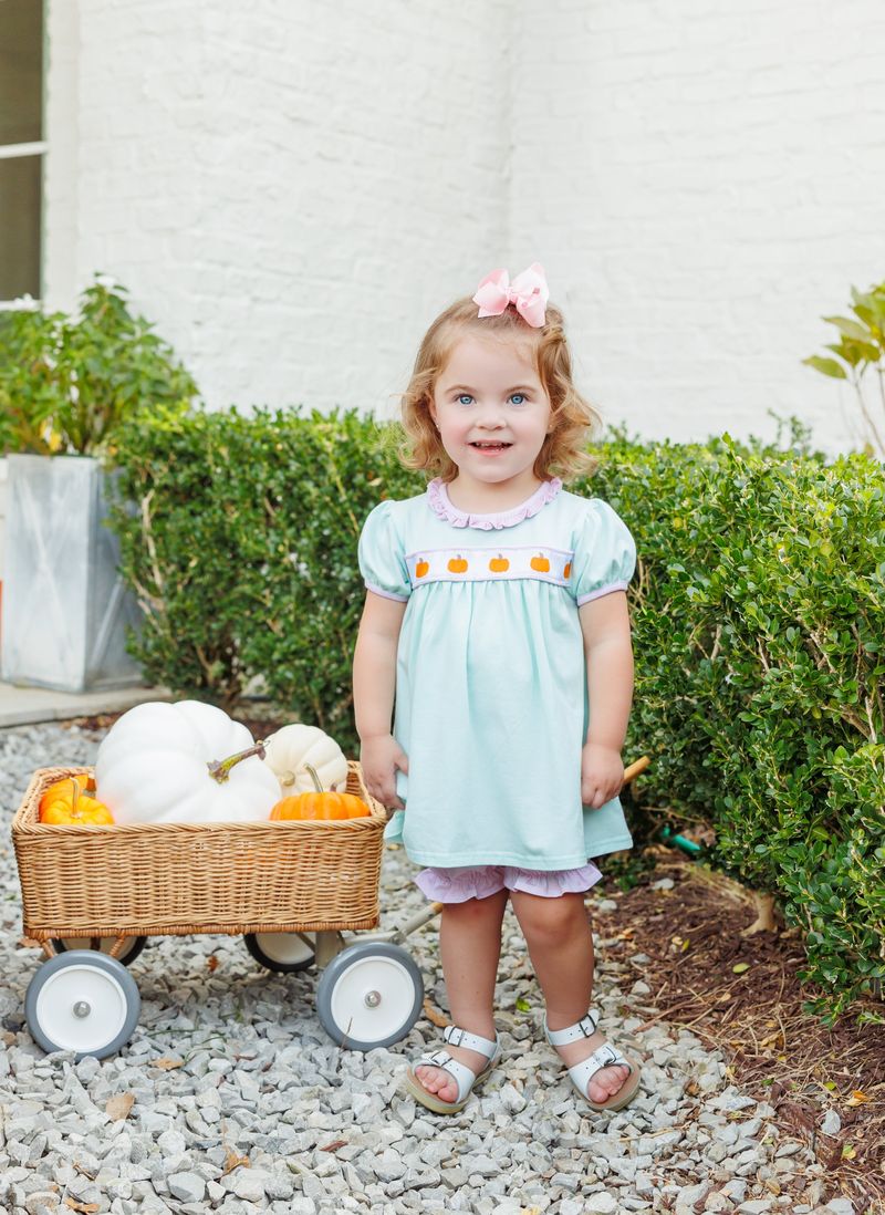 Pumpkin Rowe Bloomer Set