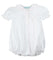 Scalloped Open Front Bubble, White/Pink