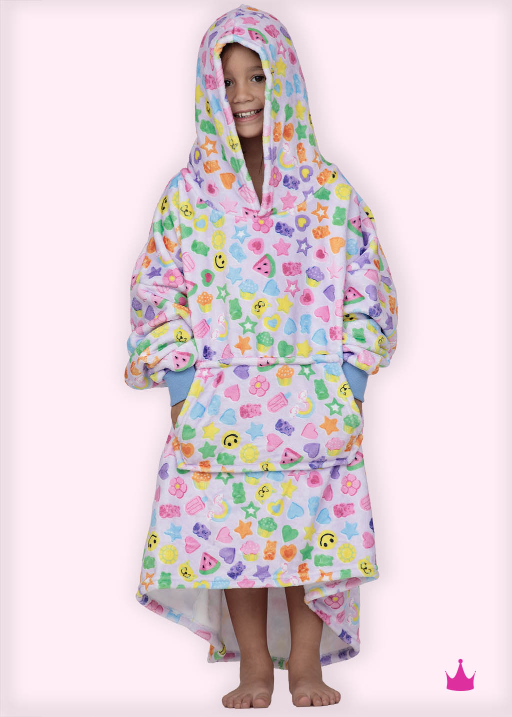 Fuzzy Buddy One Size Pullover, Sugar Rush