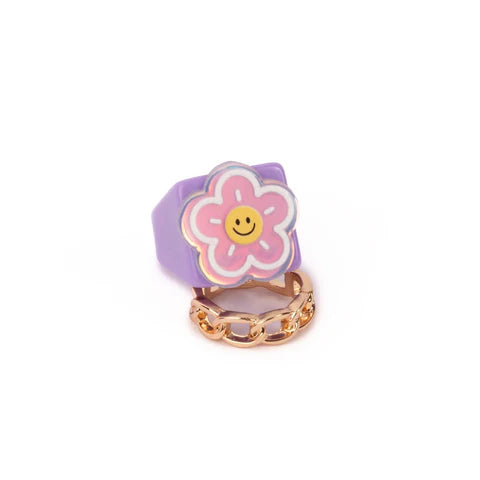 Boutique Chic Sunny Blooms Ring Set (2 pc)