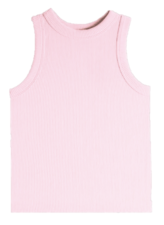 Tween High Neck Ribbed Seamless Tank (5 color options)