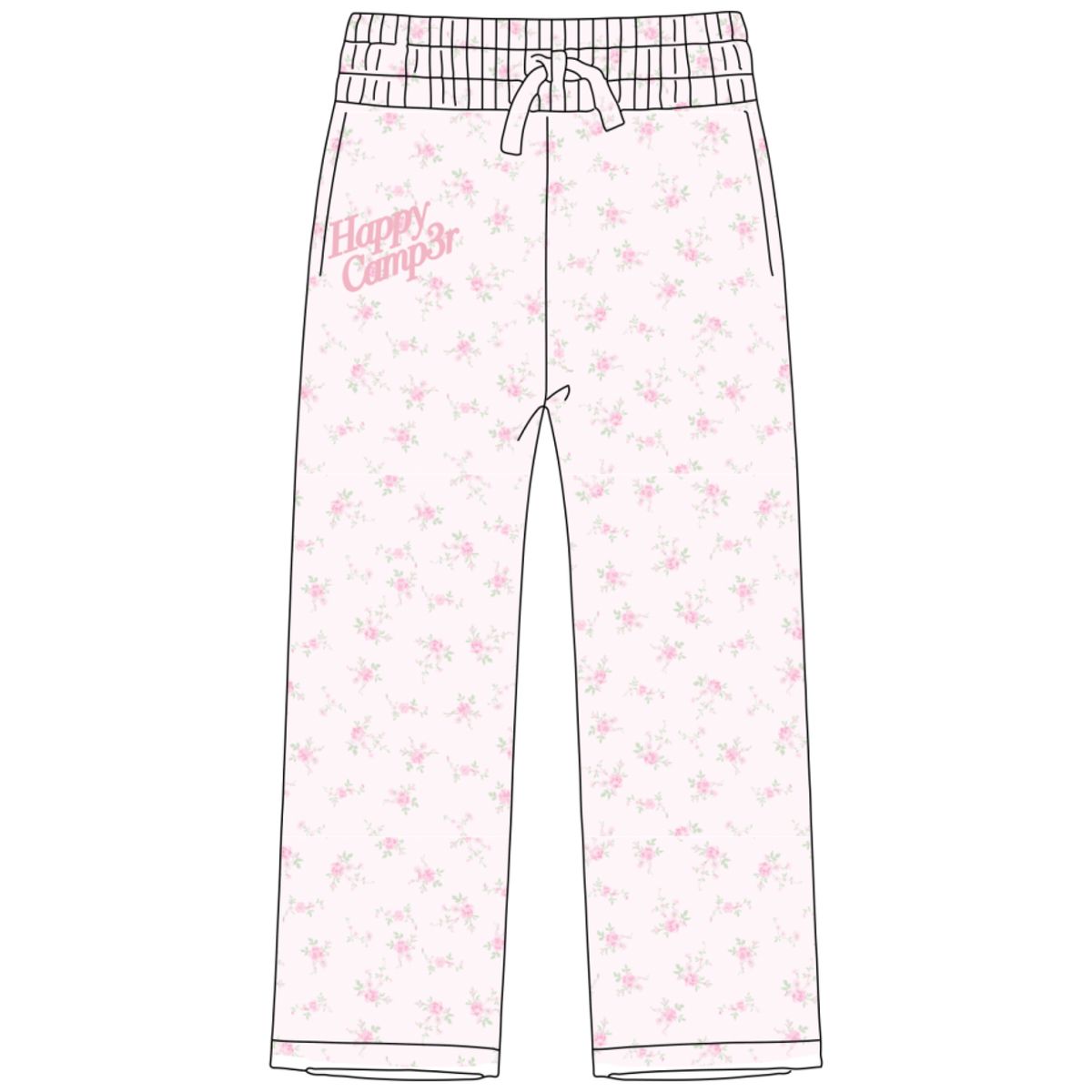 Youth Sugar Plum Happy Camper Sweatpants, Pink