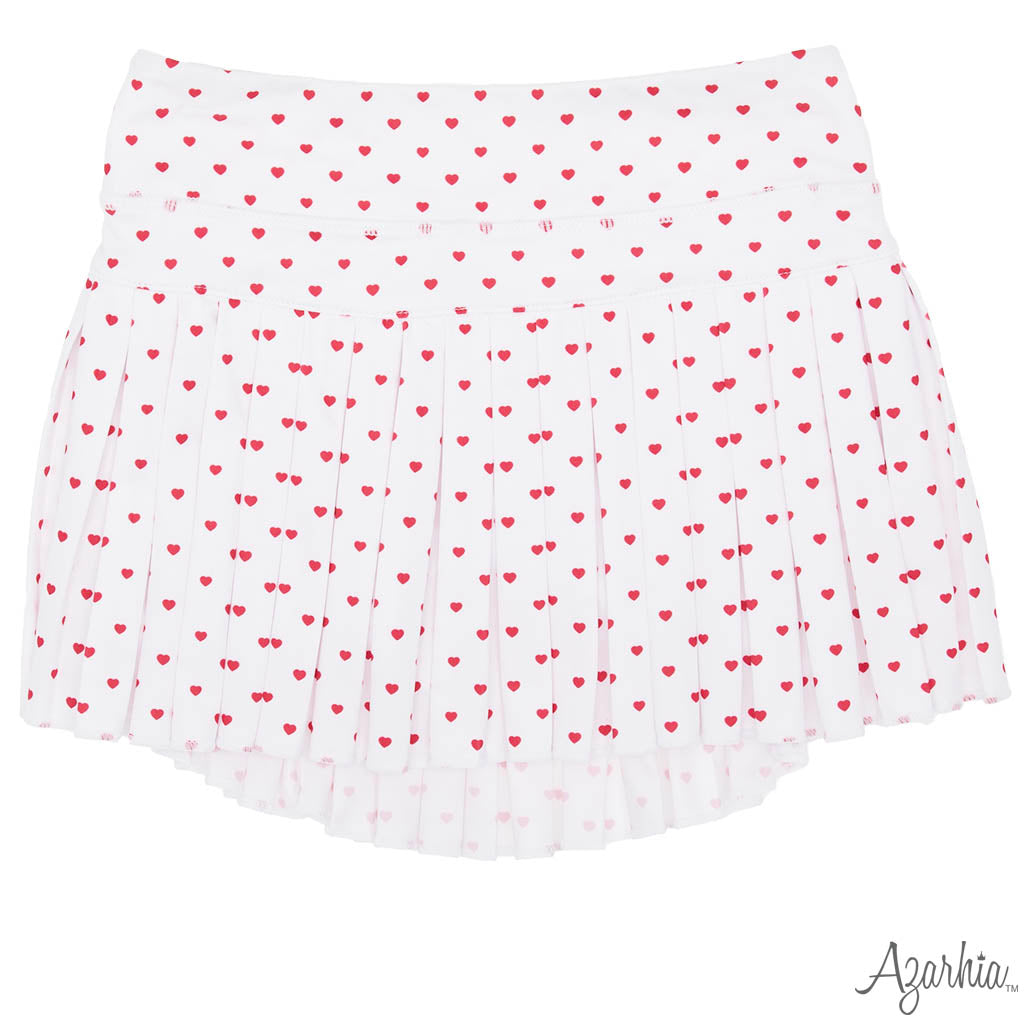 Tiny Hearts Mini Pleat Skort