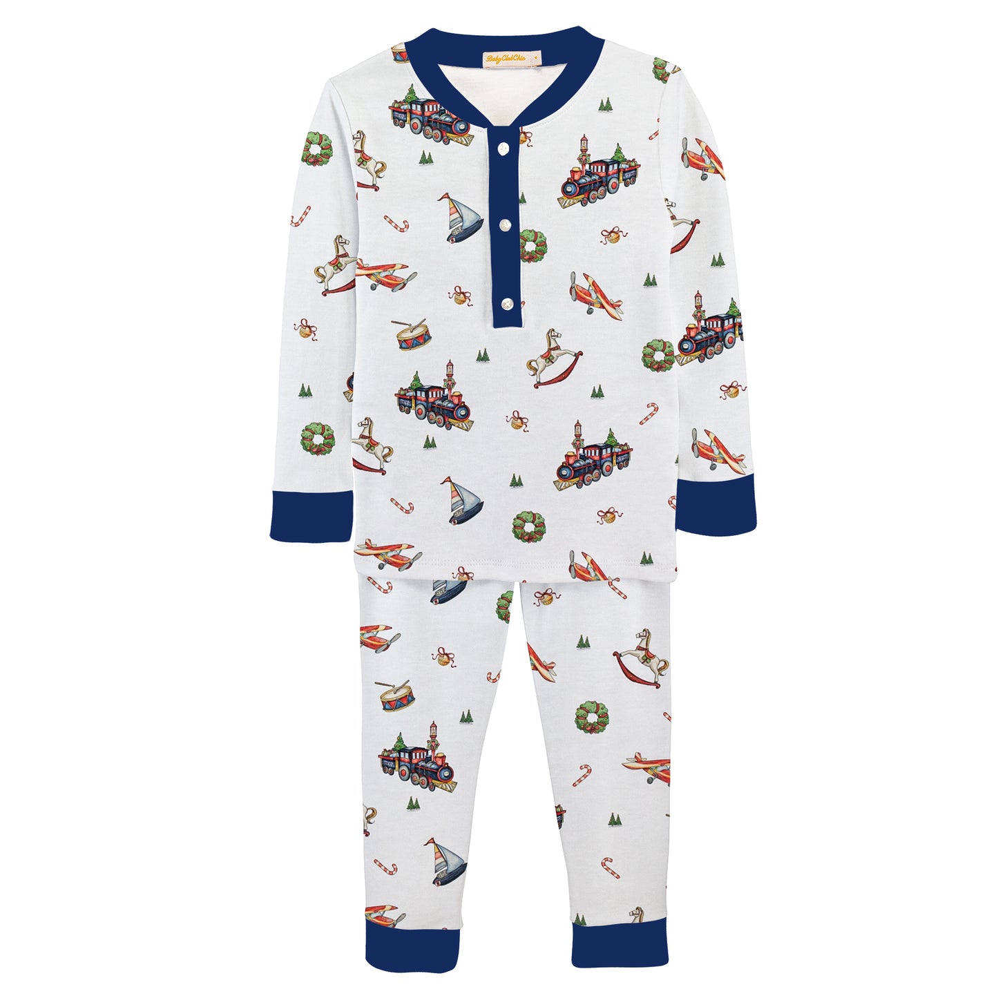 Christmas Toys Printed PJ Set