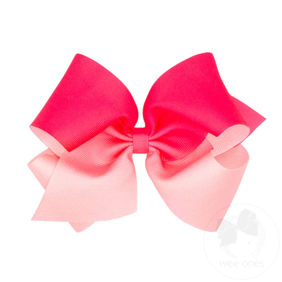 Med Ombre Print Bow