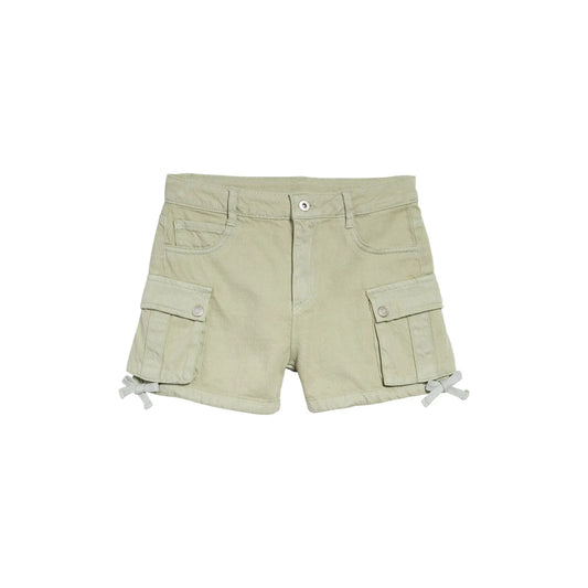 Girls Cargo Pocket Shorts, Sage