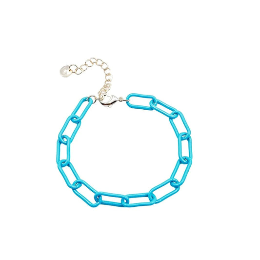 Link Bracelet, blue