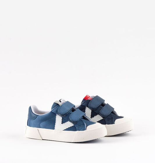 Tribu Nylon Velcro Sneaker, Azul