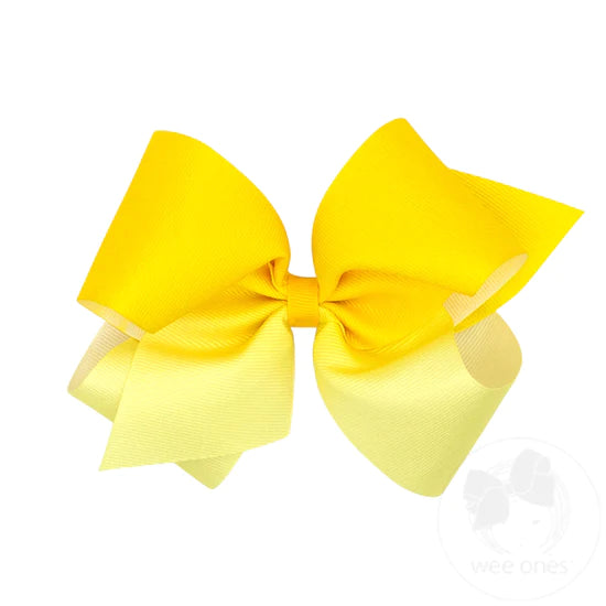 Med Ombre Print Bow