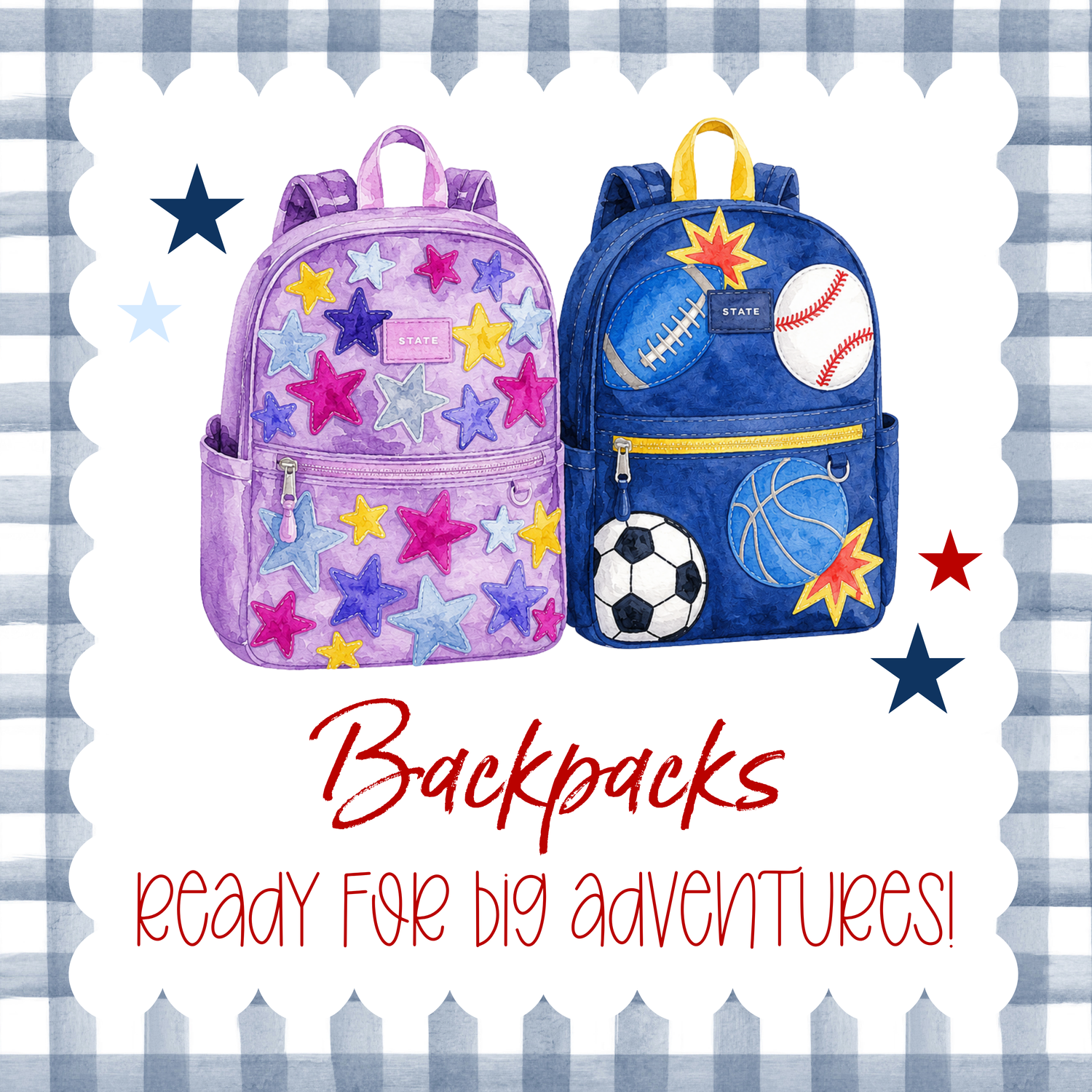BACK TO SCHOOL BACKPACKS, LUNCH BOXES, & NAP MATS