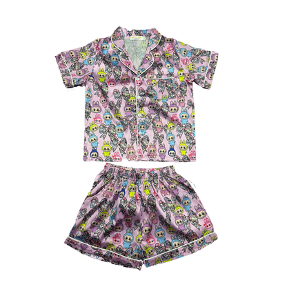 Labubu Print Satin PJS