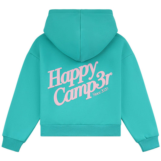 Happy Camp3r Puff Series Hoodie, Candy Teal