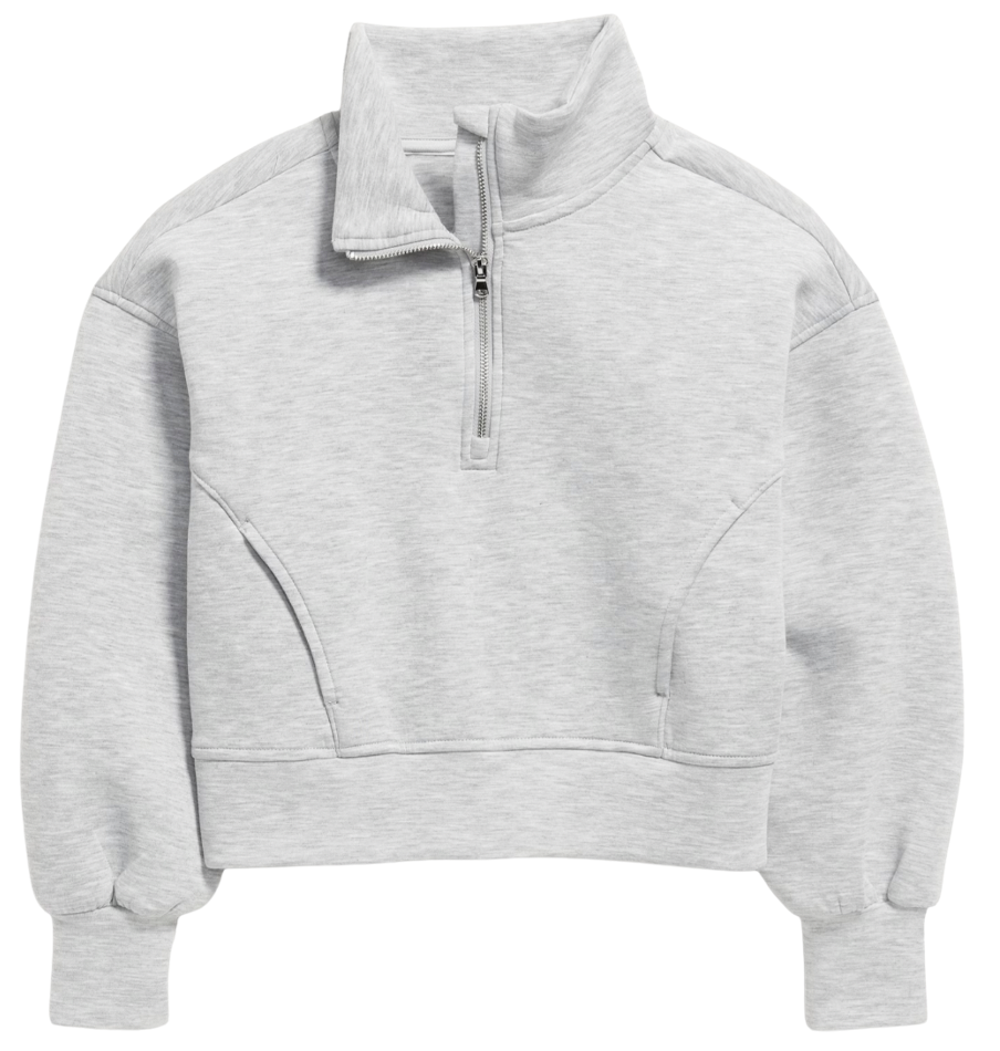 Flodal 1/4 Zip Up Sweatshirt, Heather