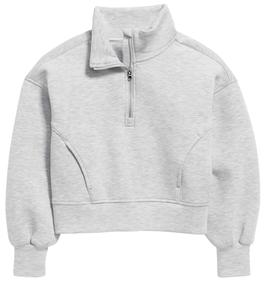 Flodal 1/4 Zip Up Sweatshirt, Heather