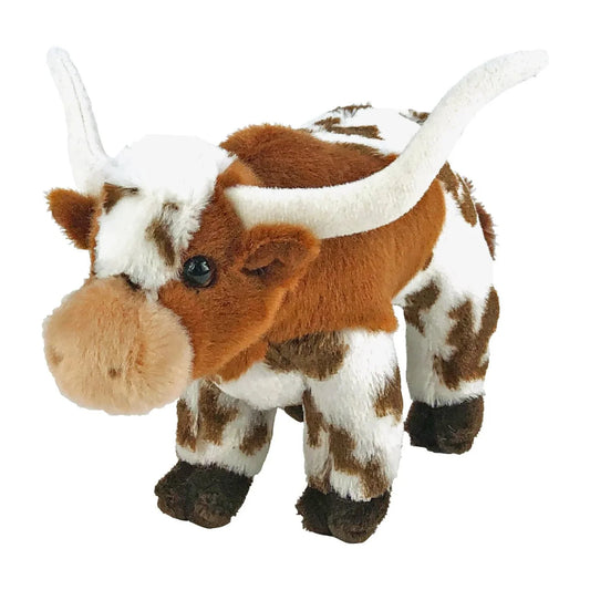 8" Woodrow the Longhorn Bull
