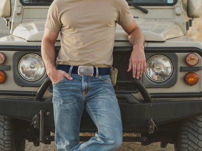 Ole Miss Rebels Cut-to-Size Belt with Gunmetal Clamp Buckle (2 color options)