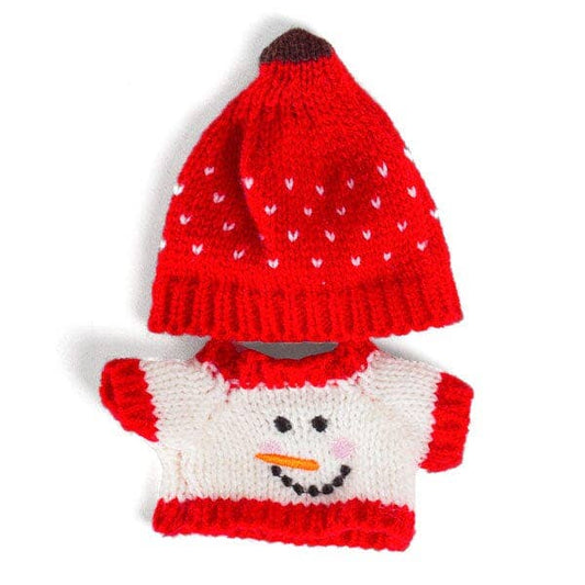 Labubu Snowman Sweater Outfit