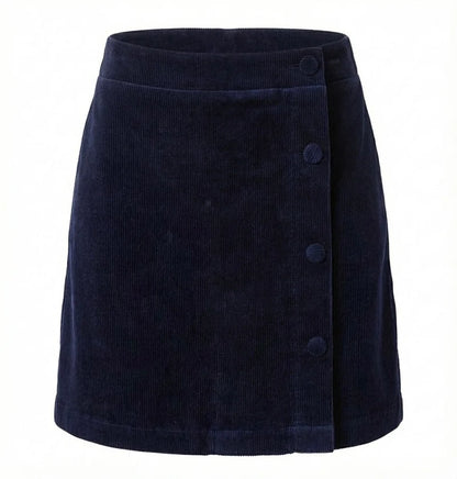 Reese Corduroy Skirt, Midnight Navy