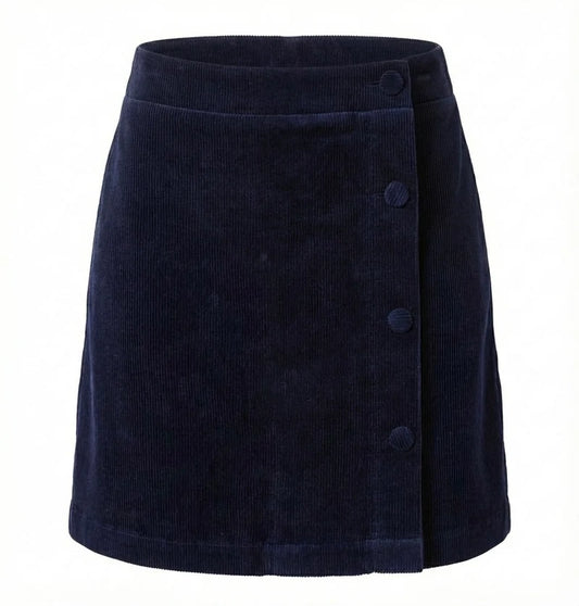 Reese Corduroy Skirt, Midnight Navy