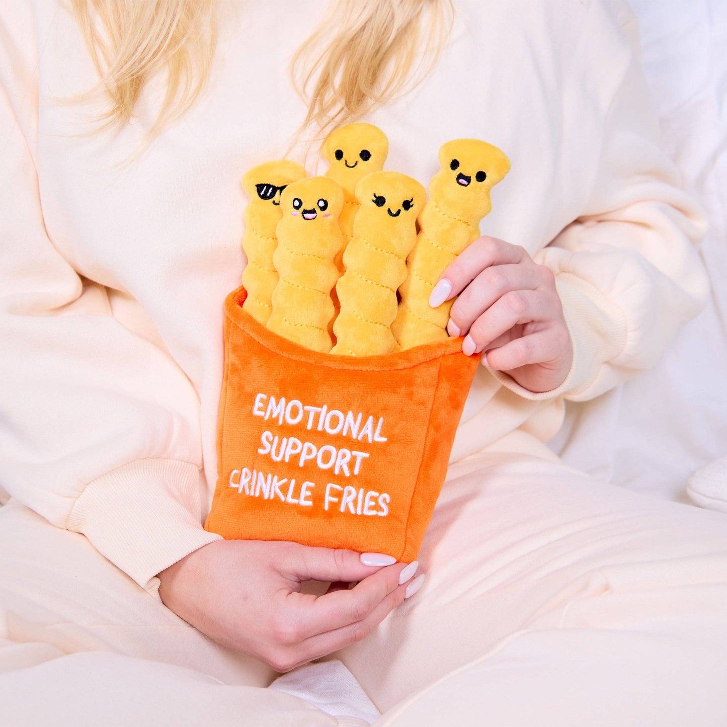 Emotional Support Crinkle Fries