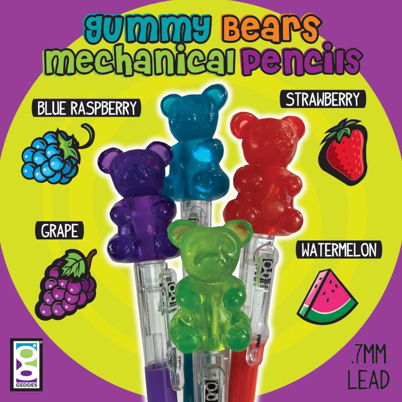 Scented Gummy Bear .7mm Mechanical Pencil