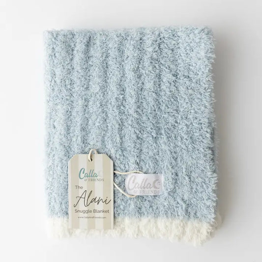 The Alani Snuggle Blanket, Powder Blue