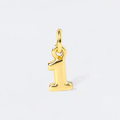 Number Charm Pendants (0-9)
