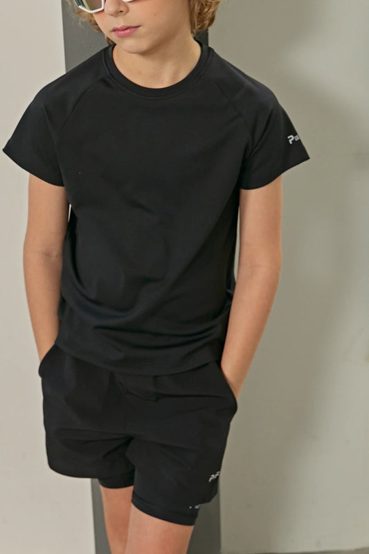Boys AirFlex 2 in 1 Shorts, Black