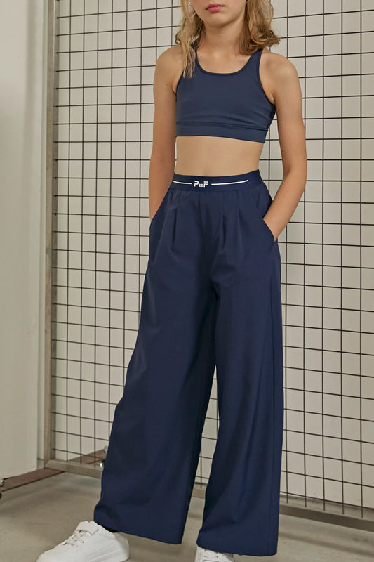 AirFlow Wide Leg Pant, Midnight Navy