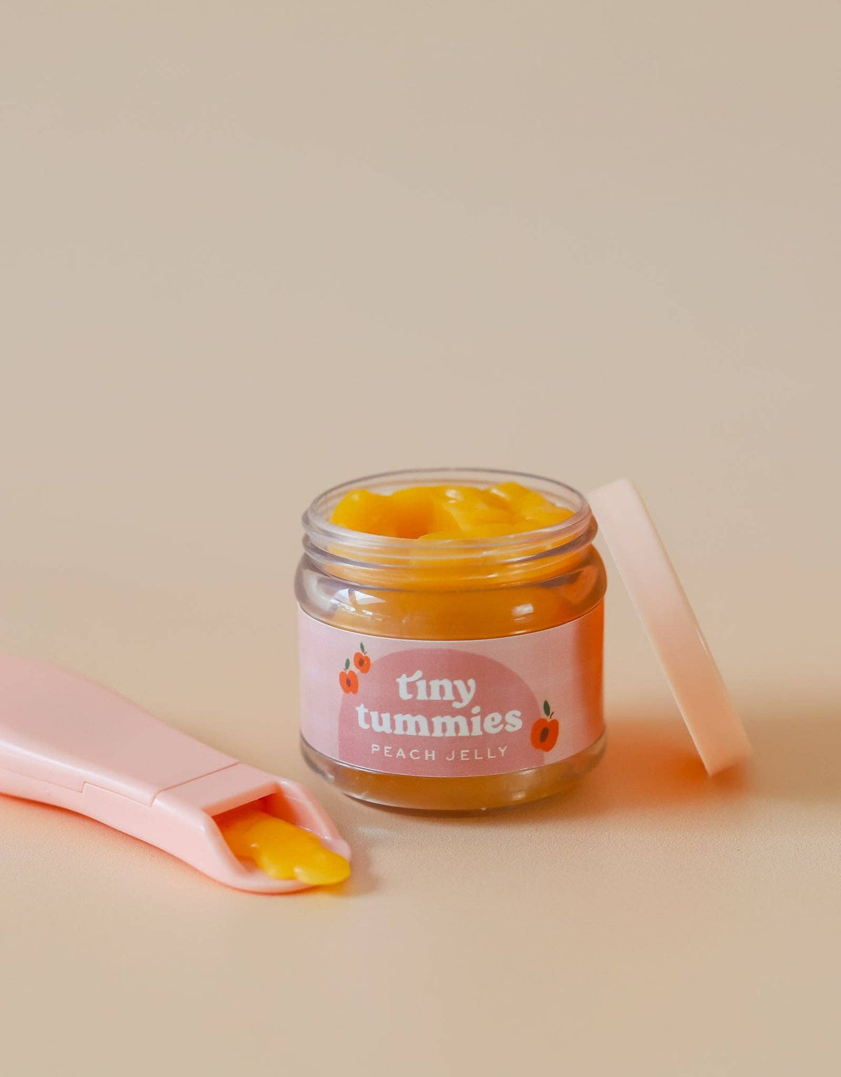 Tiny Tummies - Peach jelly Jar for Doll