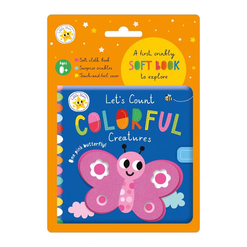 Let's Count Colorful Creatures Crinkle Soft Book