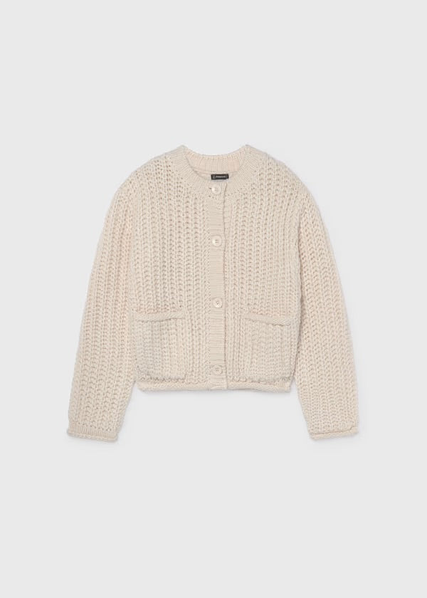 English Knit Sweater Cardigan