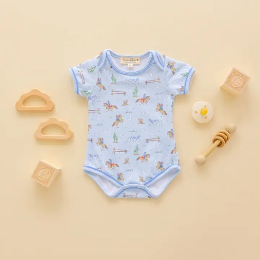 Little Wranglers Lap Bodysuit, SKy