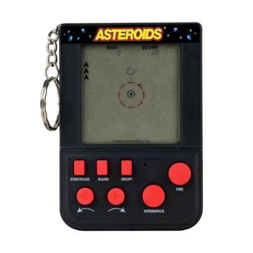 Asteroids Keyring Arcade