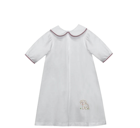 Bulldog Maroon/Grey Knit Daygown