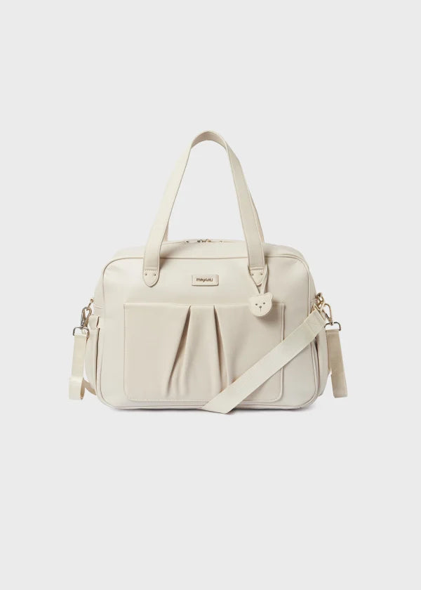 Mayoral 19278 Diaper Bag, Cream