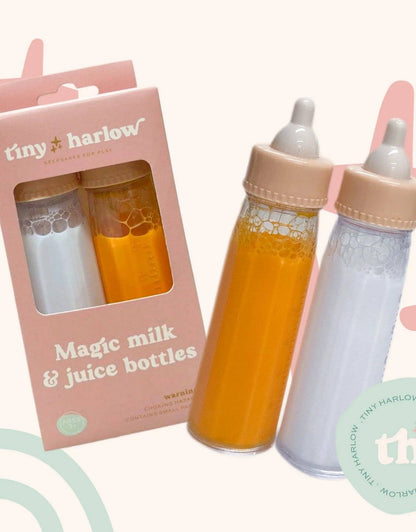 Bottled milk and juice set