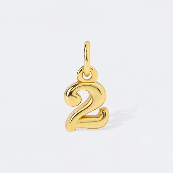 Number Charm Pendants (0-9)
