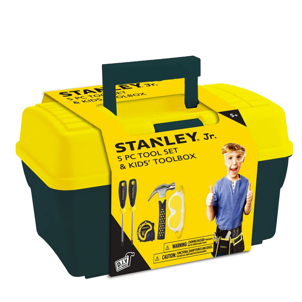 Stanley Jr. 5 PC Tool & Toolbox Kit