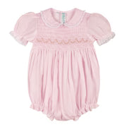 Girls Petite Petal Romper, Pink